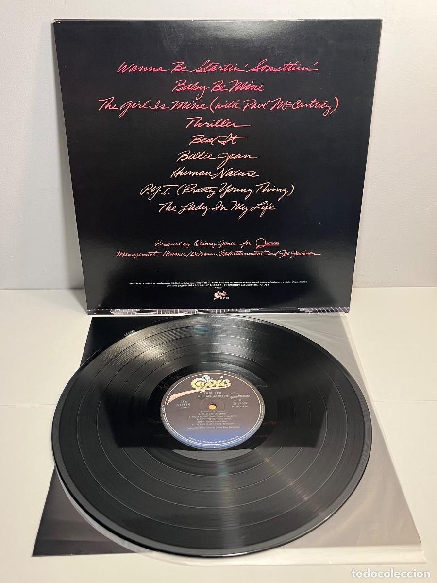 Discos de vinilo: Michael Jackson - Thriller (Jap&oacute;n 1982) - Foto 8