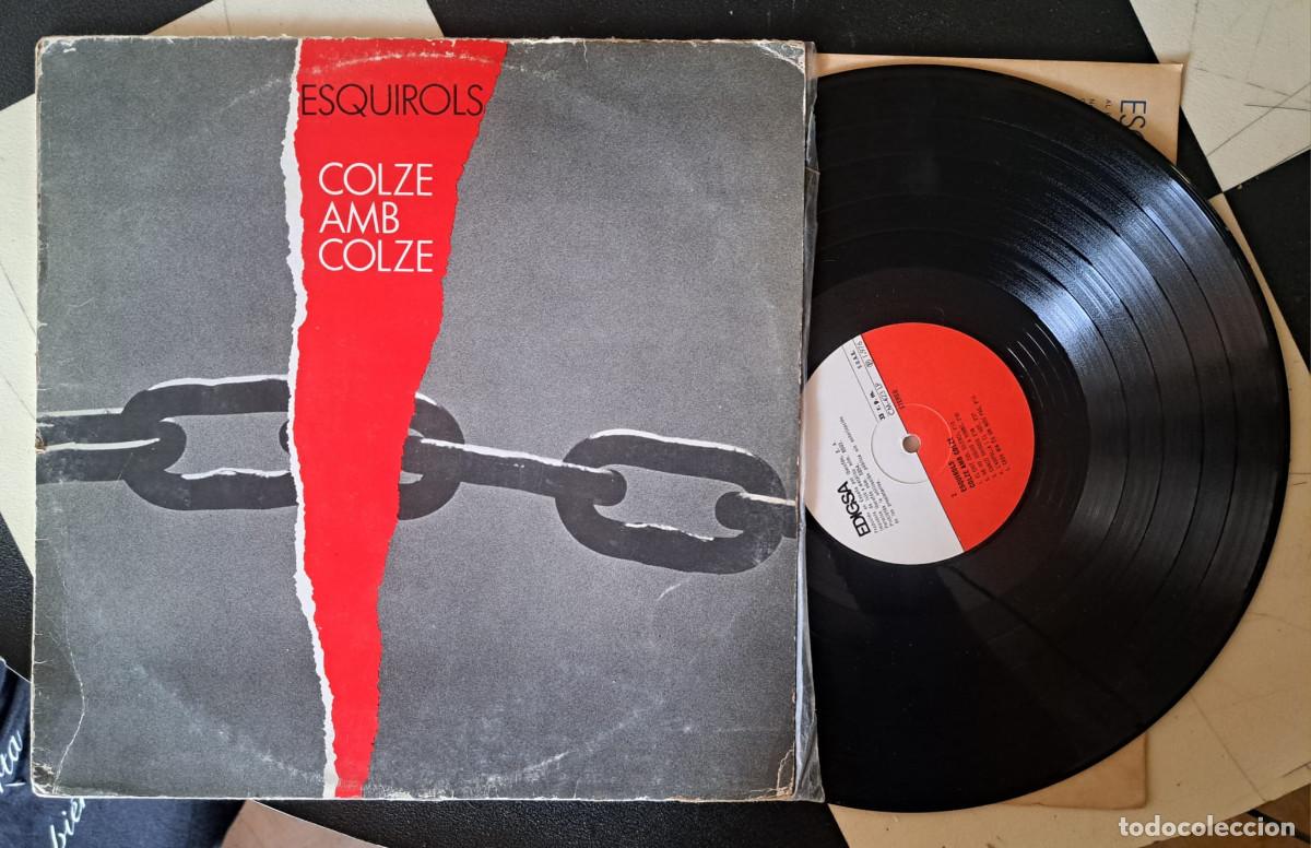 Discos de vinilo: LP Esquirols &ndash; Colze Amb Colze 1976 VG NM + INSERT