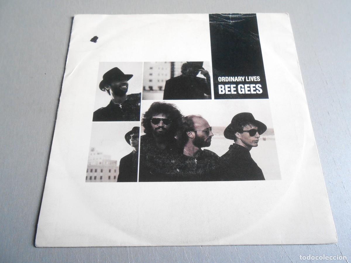 Discos de vinilo: BEE GEES, SG , ORDINARY LIVES + 1, A&Ntilde;O 1989, WB RECORDS, 927.523-7 PROMOCIONAL