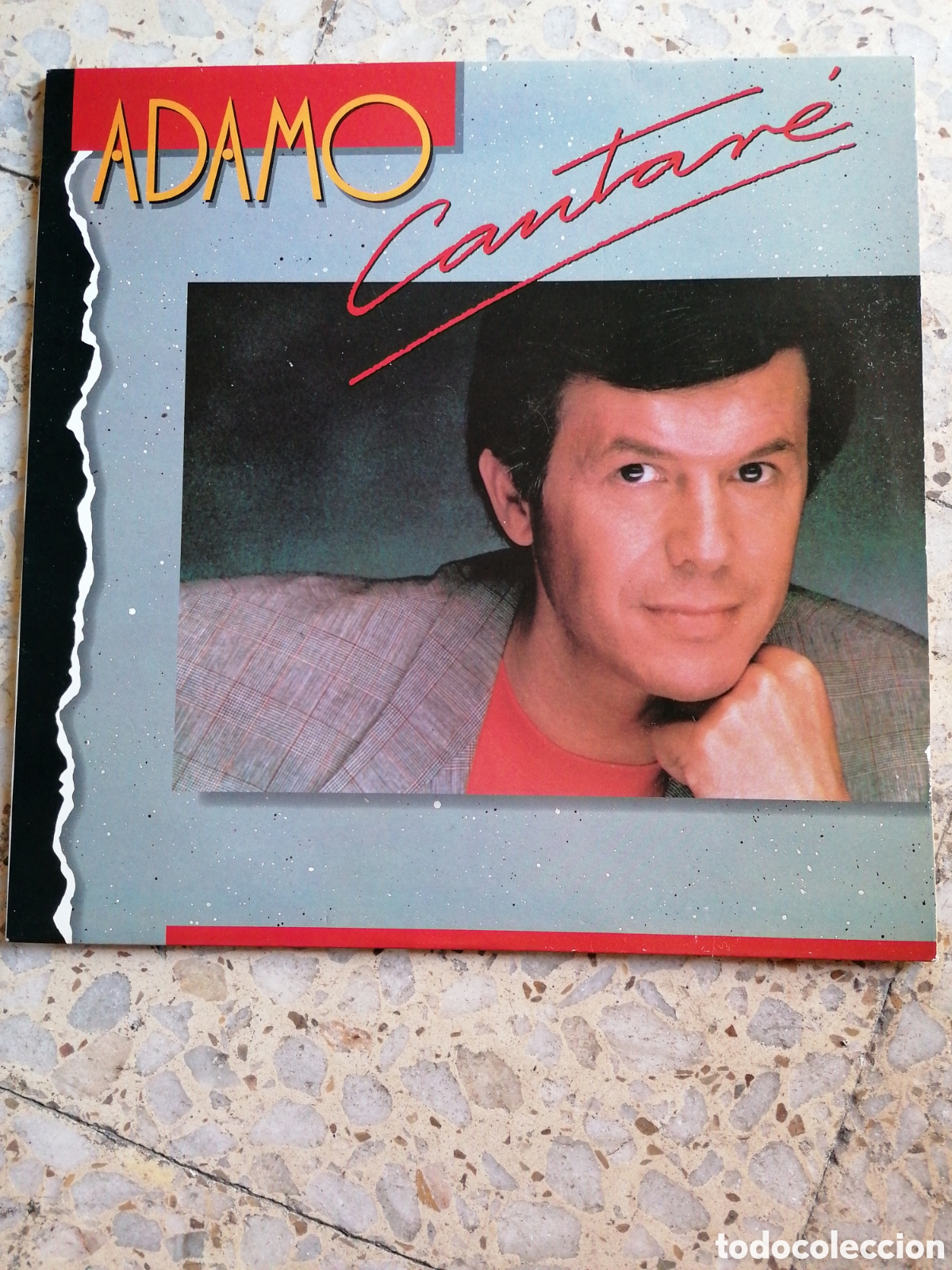 Vinyl-Schallplatten: LP ADAMO CANTARE 1990 ESPA&Ntilde;A EX