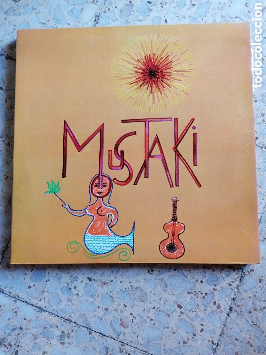 Vinyl-Schallplatten: LP MOUSTAKI PORTADA DOBLE 1977 ESPA&Ntilde;A INSERT EX