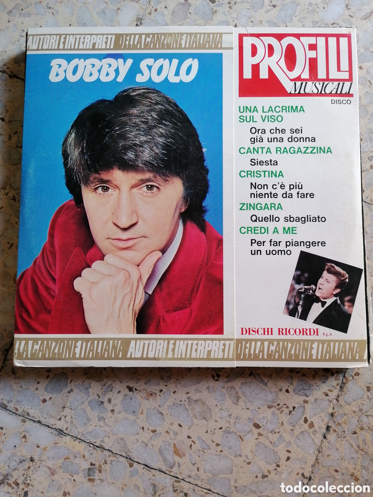 Discos de vinilo: LP BOBBY SOLO PROFILI MUSICALI DELLA CANZONE ITALIANA 1982 ITALIA