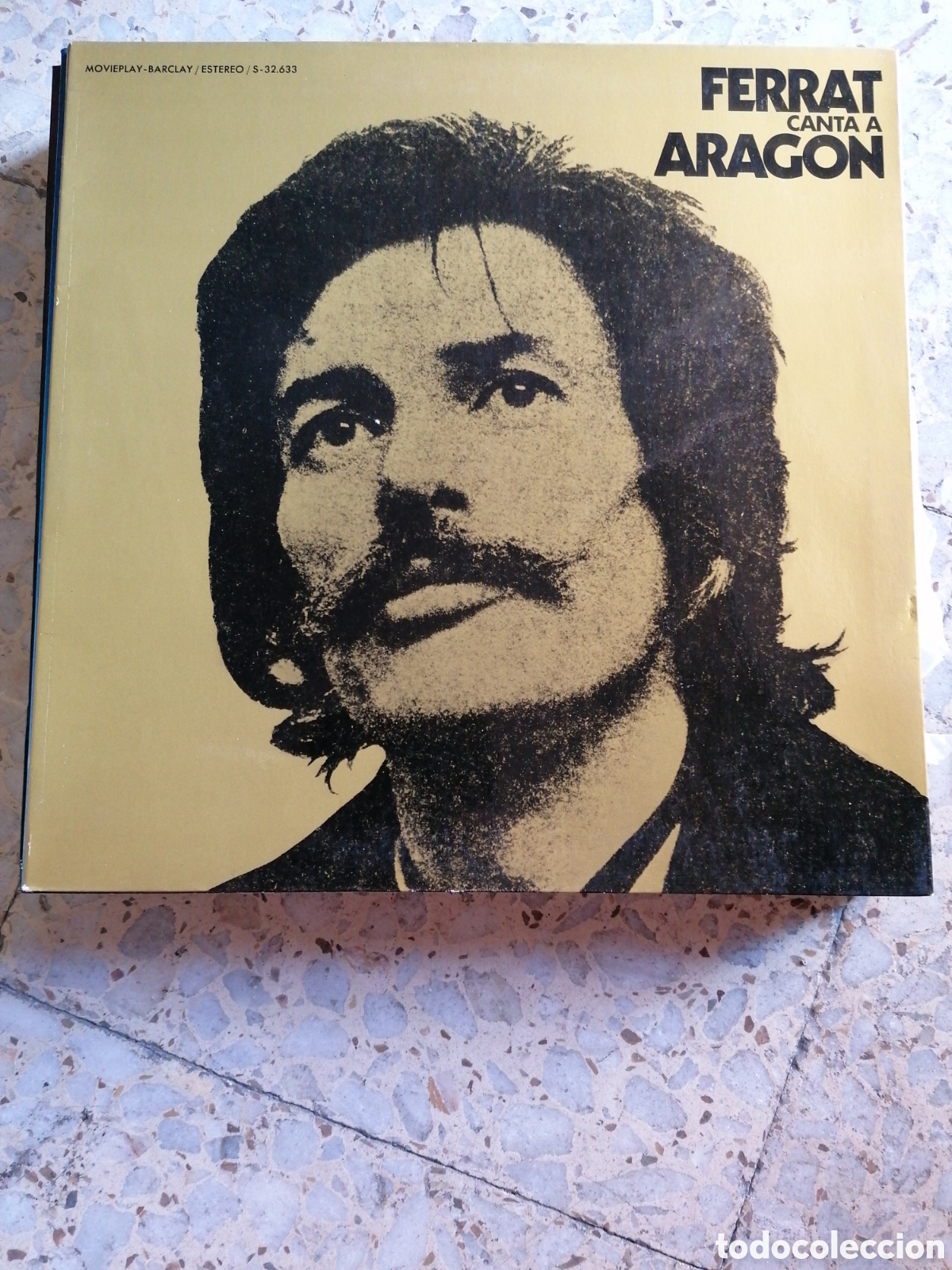 Vinyl-Schallplatten: LP FERRAT CANTA A ARAGON 1974 ESPA&Ntilde;A PORTADA DOBLE EX