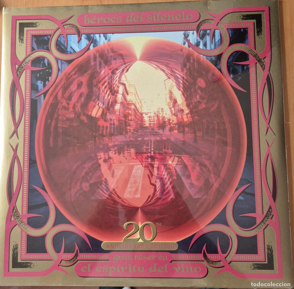 Discos de vinilo: HEROES DEL SILENCIO - EL ESPIRITU DEL VINO (GRAN RESERVA) 20th EDICION ANIVERSARIO. 2 LP+DVD. NUEVO
