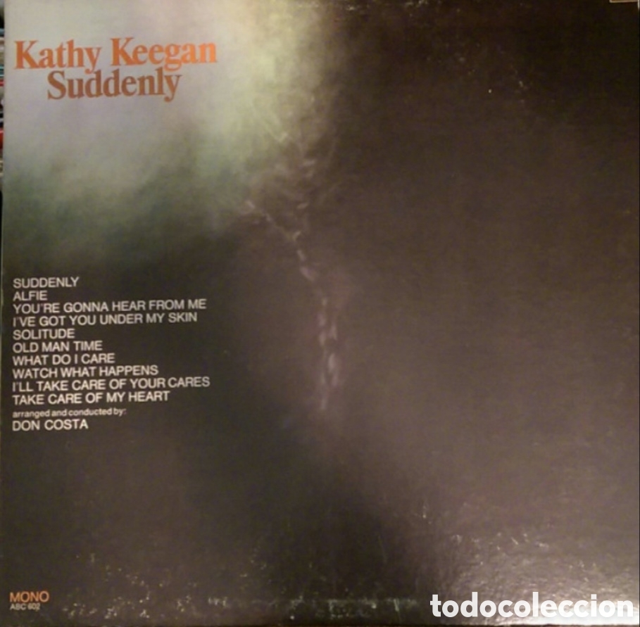 Discos de vinil: LP KATHY KEEGAN - Suddenly - ABC 602 - Edicion EEUU - PROMO (VG/NM)