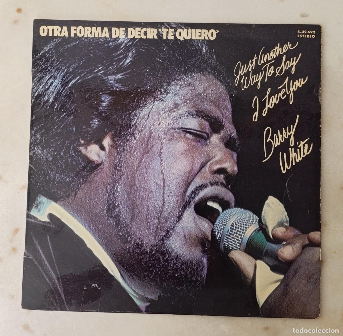 Discos de vinilo: Vinilo LP Barry White Otra Forma De Decir Te Quiero 20th Century Movieplay 1975