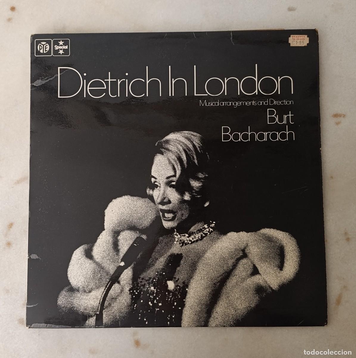 Vinyl-Schallplatten: Vinilo LP Marlene Dietrich In London Burt Bacharach PYE Special UK PKL5507