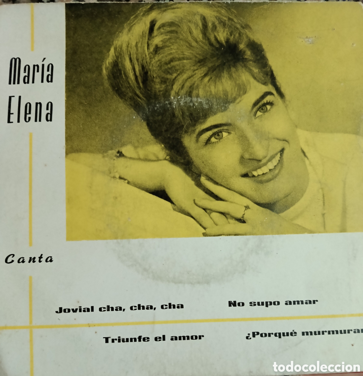 Discos de vinil: Mar&iacute;a Elena Ep sello BCD editado en Espa&ntilde;a a&ntilde;o 1964.