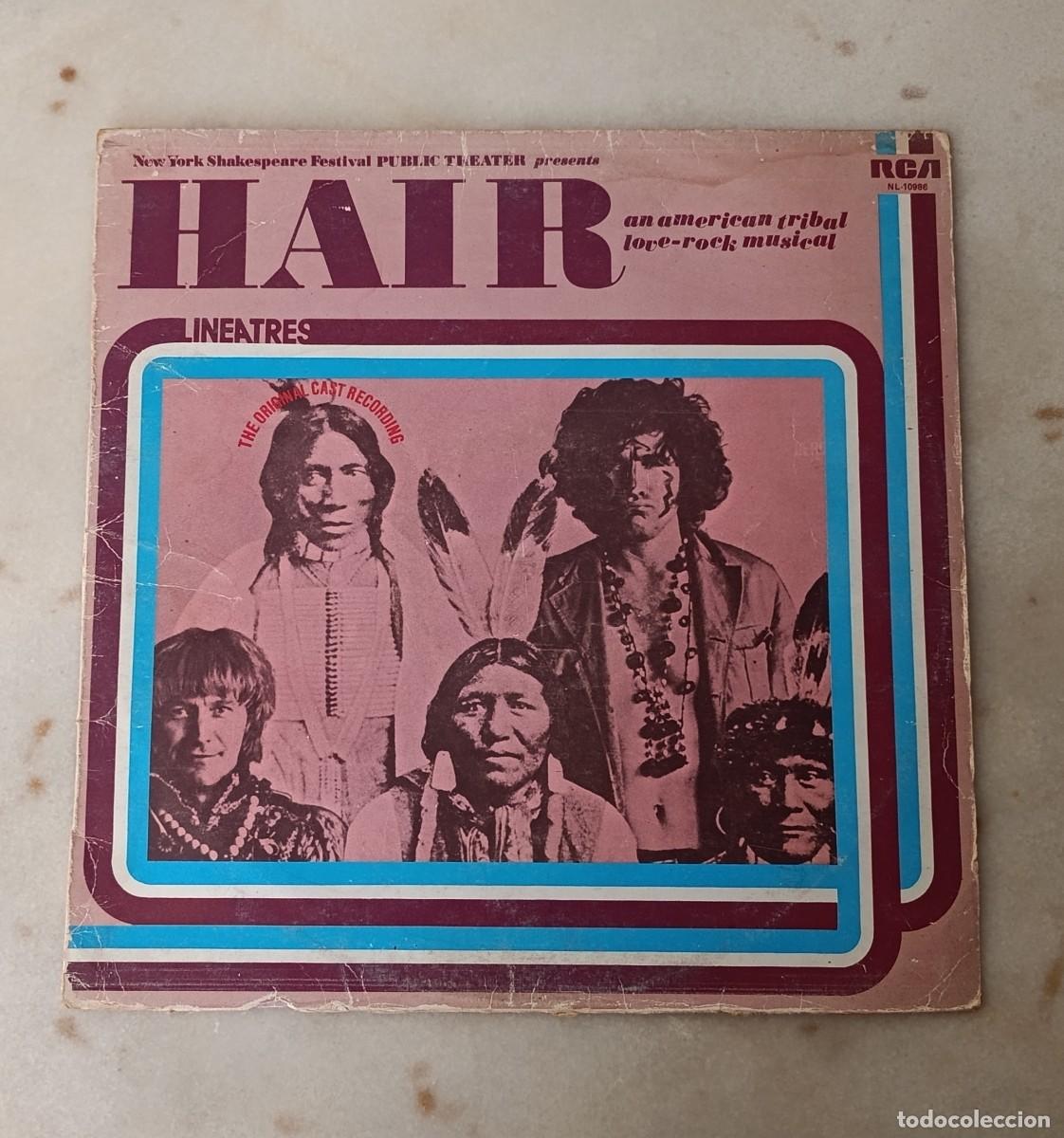 Vinyl-Schallplatten: Vinilo LP Musical Hair Original Cast Recording RCA Lineatres 1978 NL10986