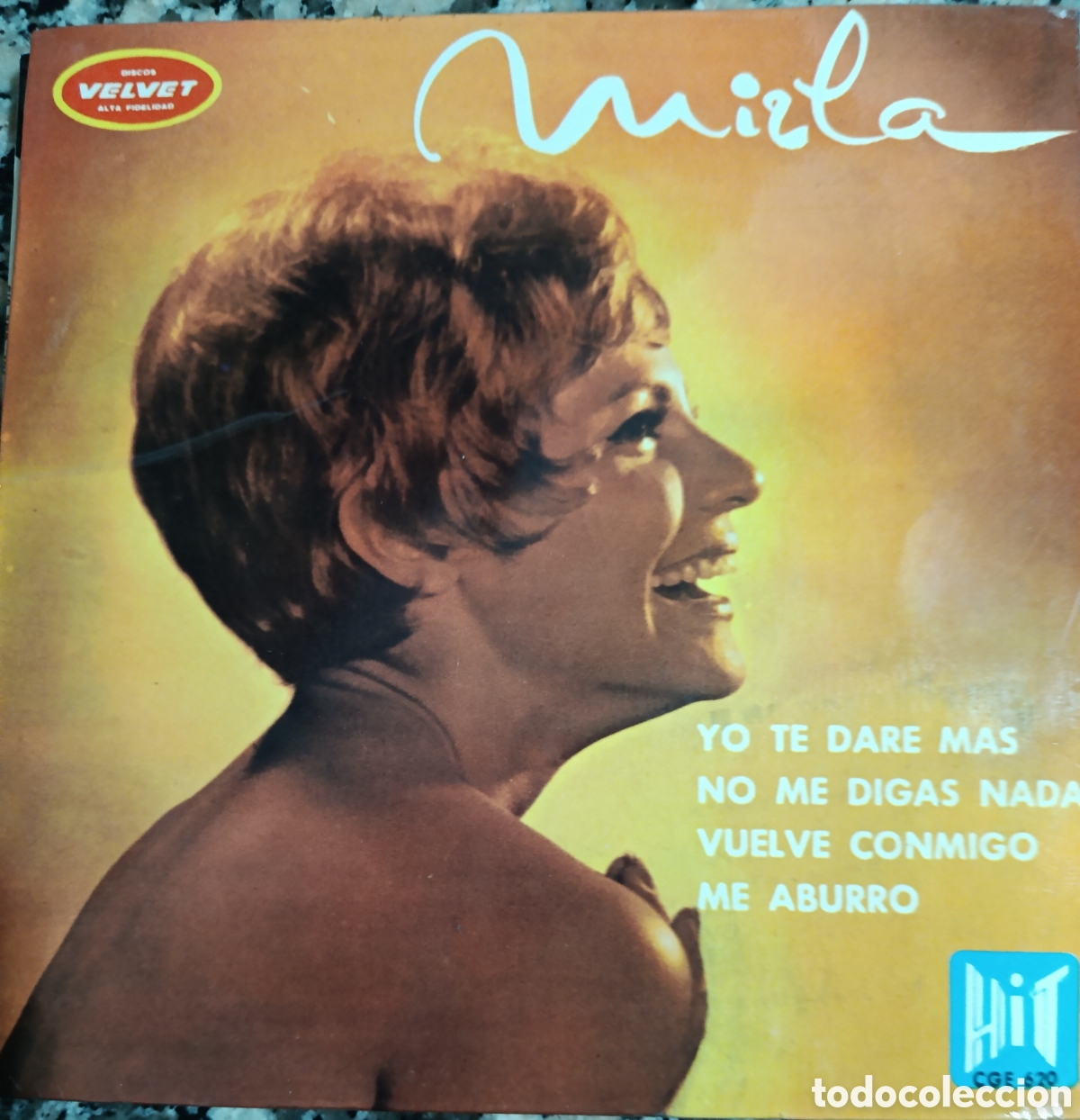 Discos de vinilo: Mirla Ep sello Hit editado en Espa&ntilde;a a&ntilde;o 1967.