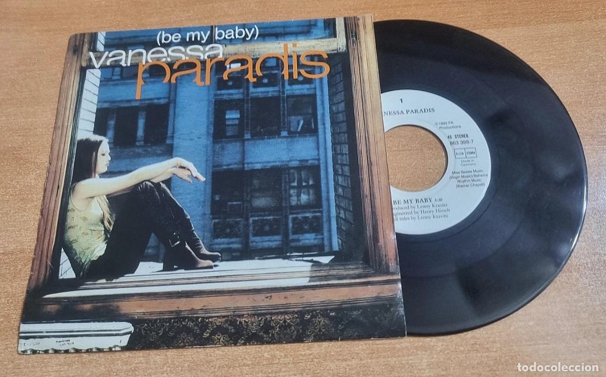 Discos de vinilo: VANESSA PARADIS Be my baby LENNY KRAVITZ 7&rdquo; SINGLE VINILO DEL A&Ntilde;O 1992 ALEMANIA CONTIENE 2 TEMAS