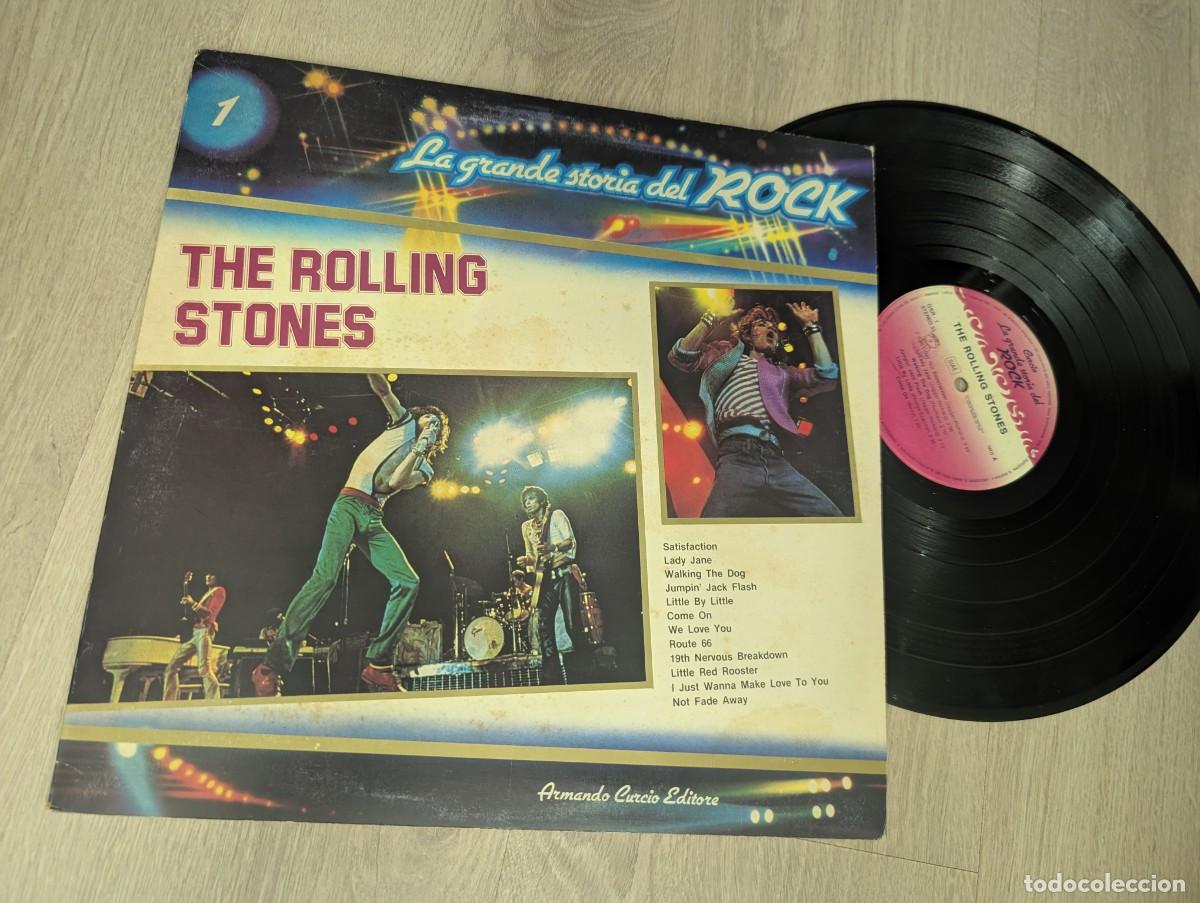 Vinyl-Schallplatten: THE ROLLING STONES - LA GRAN HISTORIA DEL ROCK ..LP EDICION ITALIA - GRANDES EXITOS . 12 TEMAS DECCA