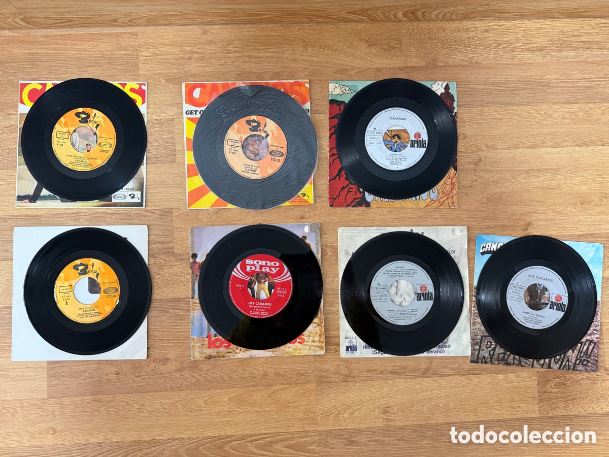 Discos de vinilo: Los Canarios vinilos 7&rdquo; - Foto 3