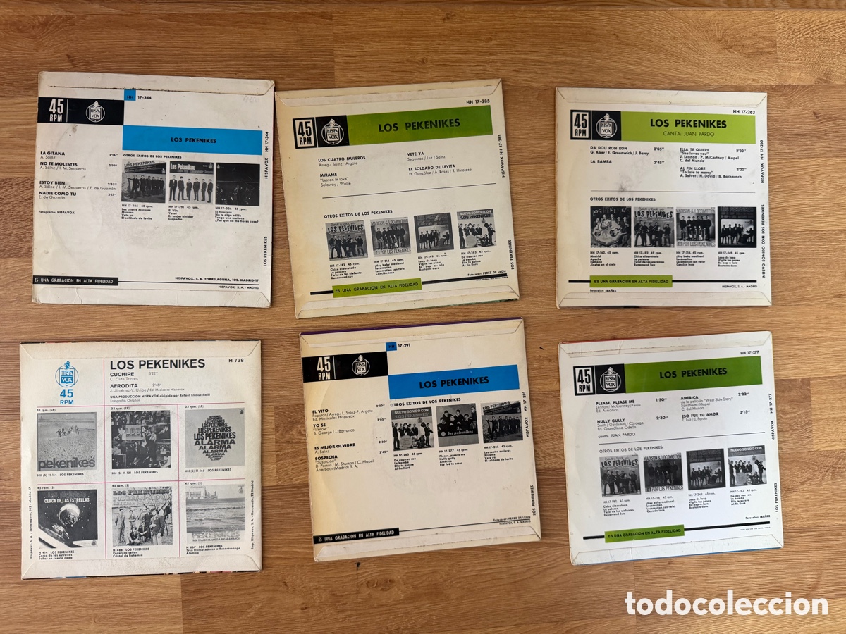 Discos de vinilo: Lote Los pekenines vinilos 7&rdquo; - Foto 2