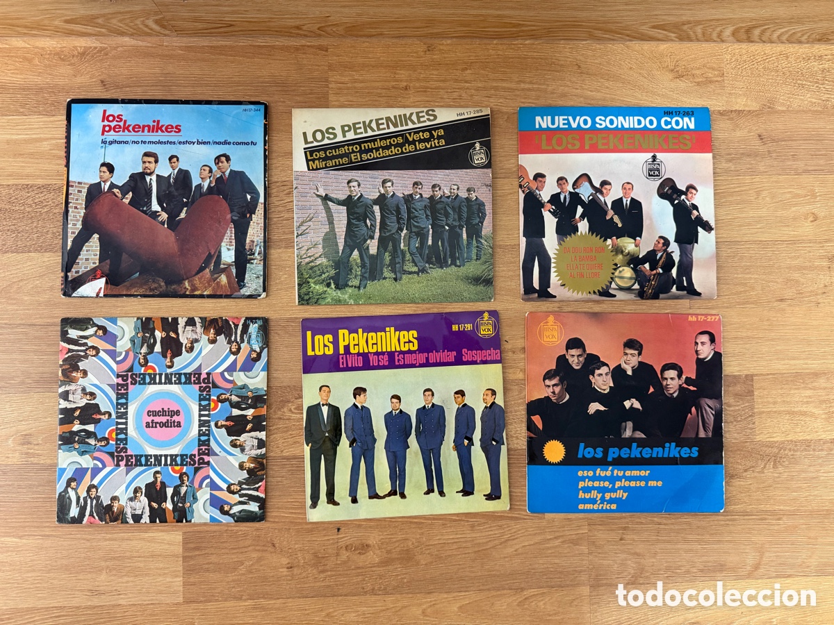 Discos de vinil: Lote Los pekenines vinilos 7&rdquo;