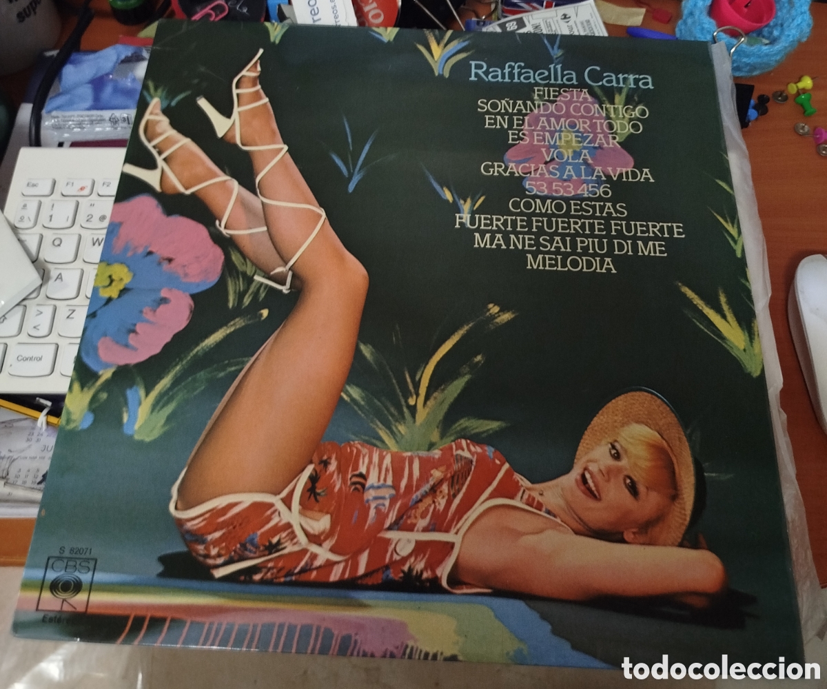 Discos de vinilo: Raffaella carra. CBS. Edici&oacute;n espa&ntilde;ola
