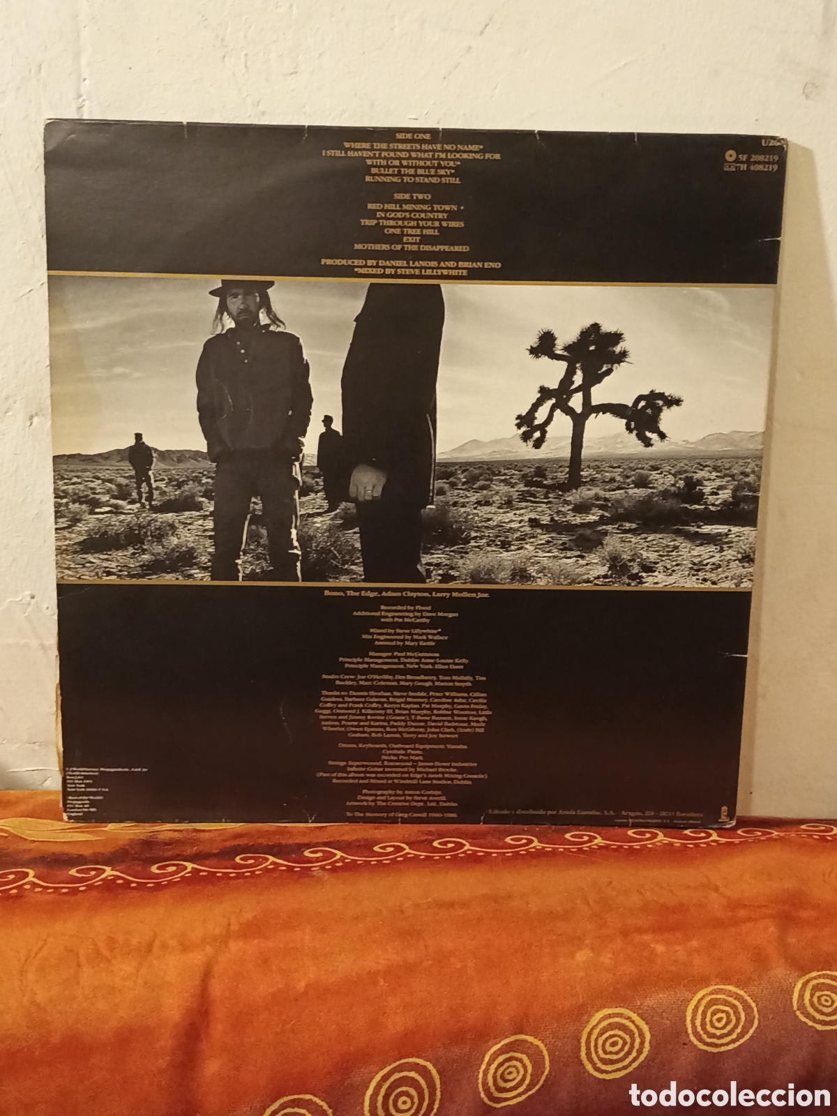 Discos de vinilo: ALBUM U2, THE JOSHUA TREE - Foto 3