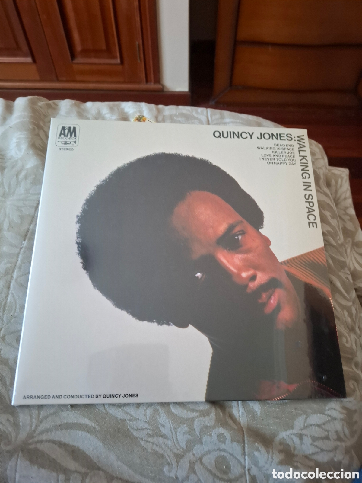 Discos de vinilo: Quincy Jones Walking In Space reed oficial gatefold