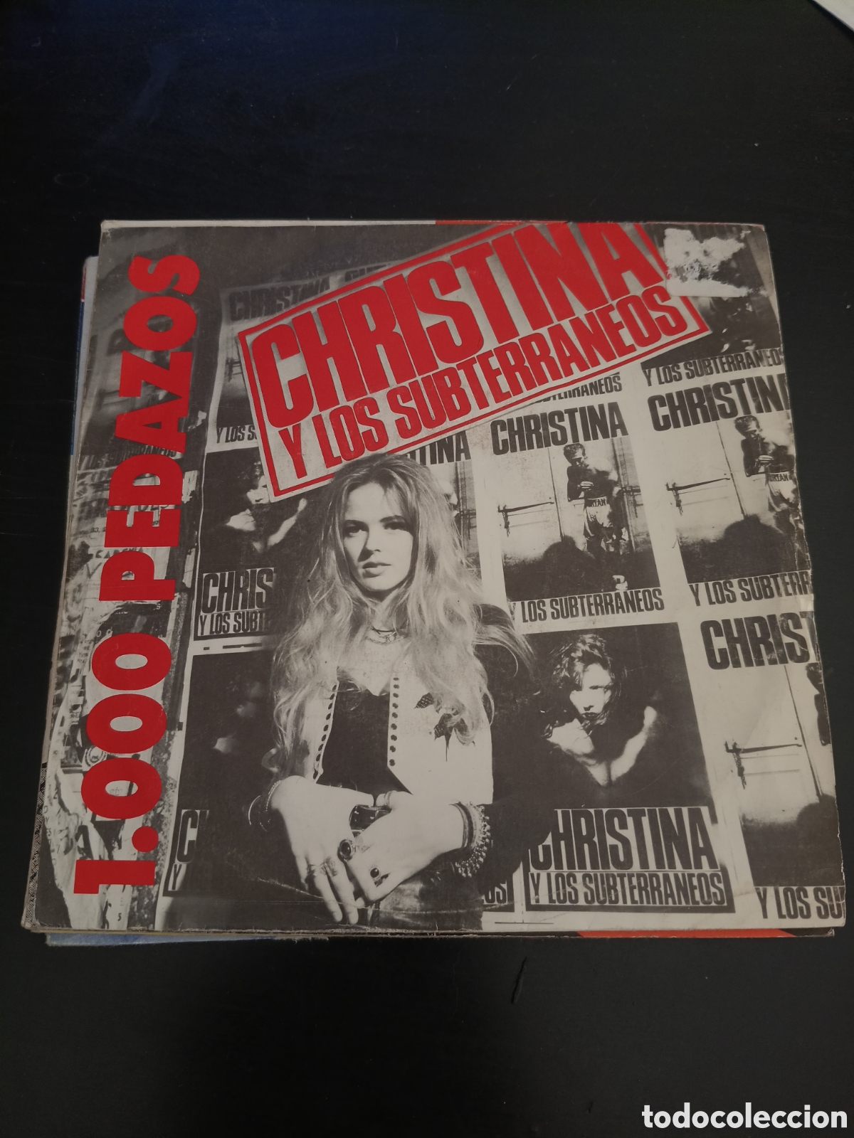 Discos de vinilo: Christina Y Los Subterraneos &ndash; 1.000 Pedazos. vinilo 7&rdquo; single promo 1992 Espa&ntilde;a