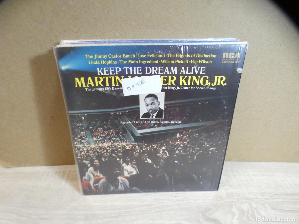 Dischi in vinile: ARKANSAS1980 BOXX801 VINILO BUEN ESTADO HOMENAJE MARTIN LUTHER KING JR DOBLE