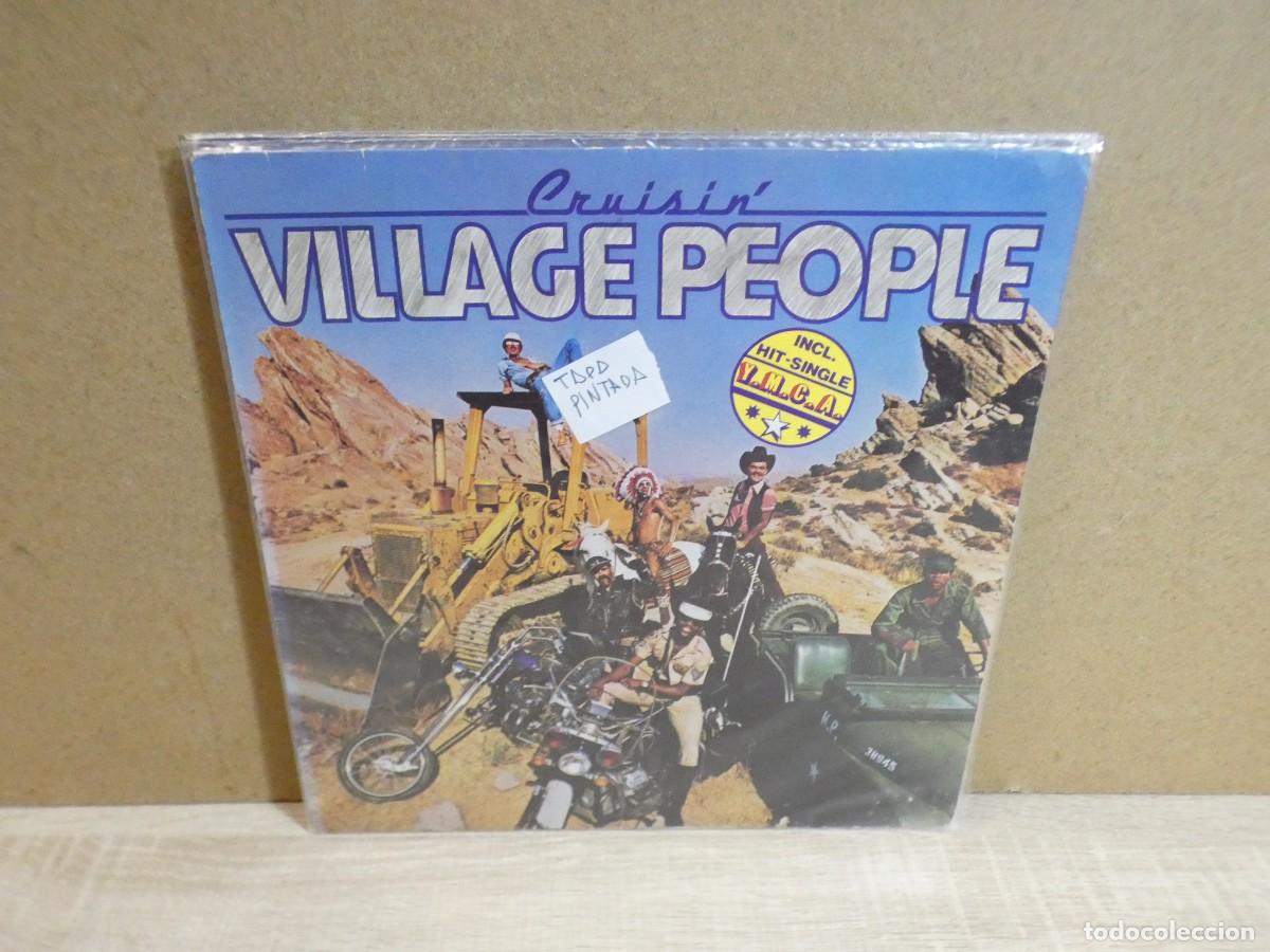 Vinyl records: ARKANSAS1980 BOXX801 VINILO BASTANTE USO REPRODUCIBLE VILLAGE PEOPLE TAPA PINTADA
