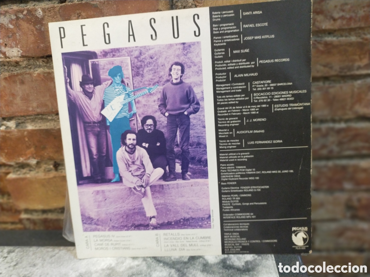 Discos de vinilo: disco de vinilo &rdquo;Searching&rdquo; de Pegasus (1985) - Foto 2