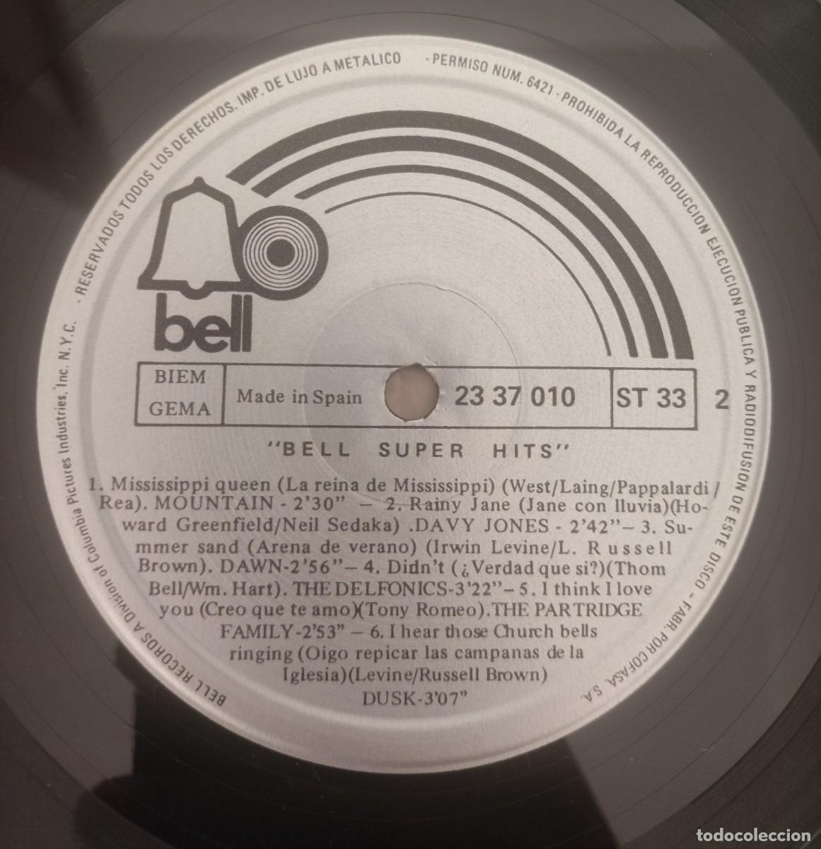 Discos de vinilo: Bell Super Hits -2xlp-Espa&ntilde;a-1972 - Foto 5