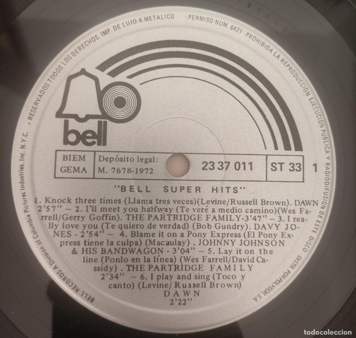 Discos de vinilo: Bell Super Hits -2xlp-Espa&ntilde;a-1972 - Foto 6