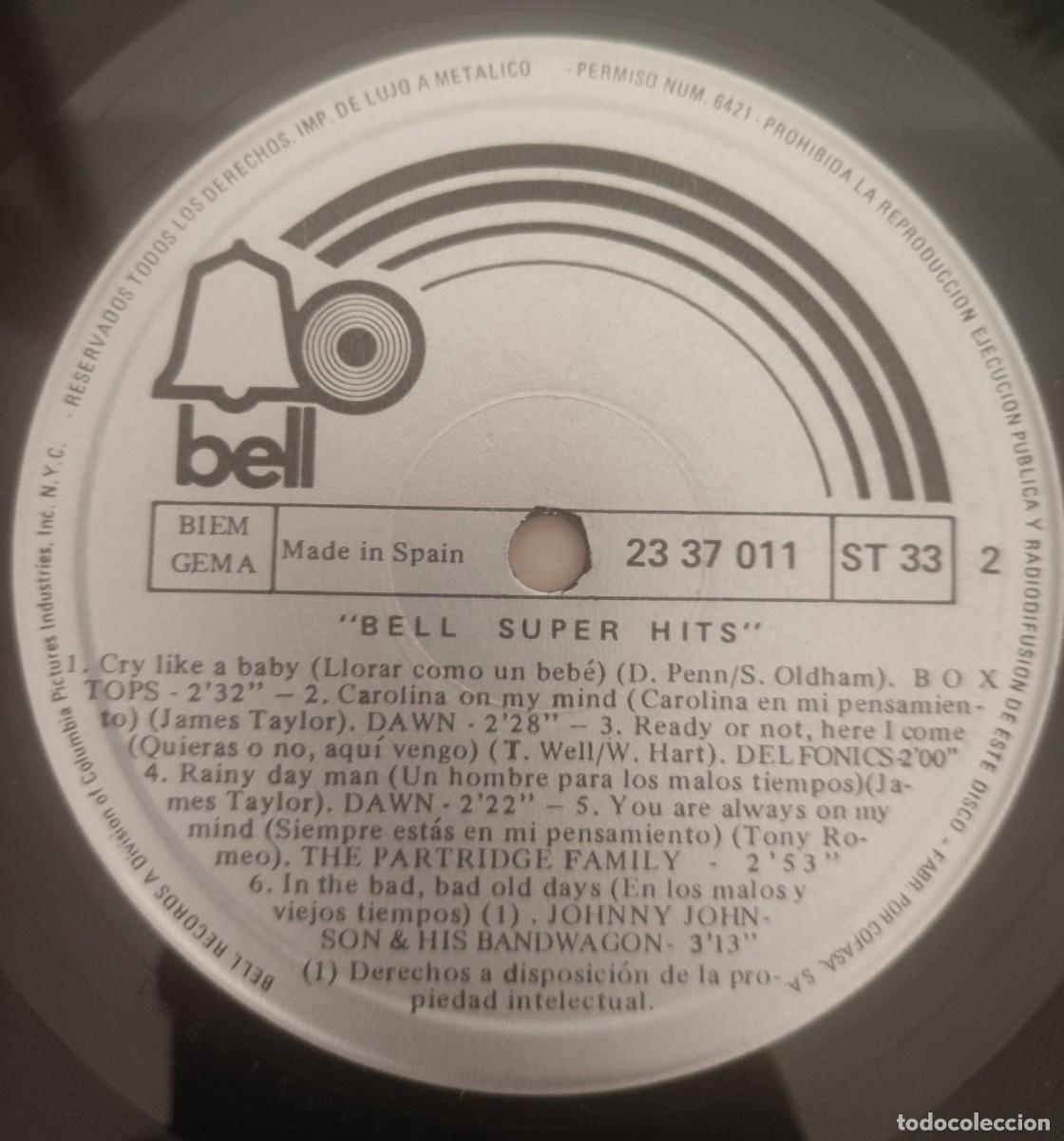 Discos de vinilo: Bell Super Hits -2xlp-Espa&ntilde;a-1972 - Foto 7