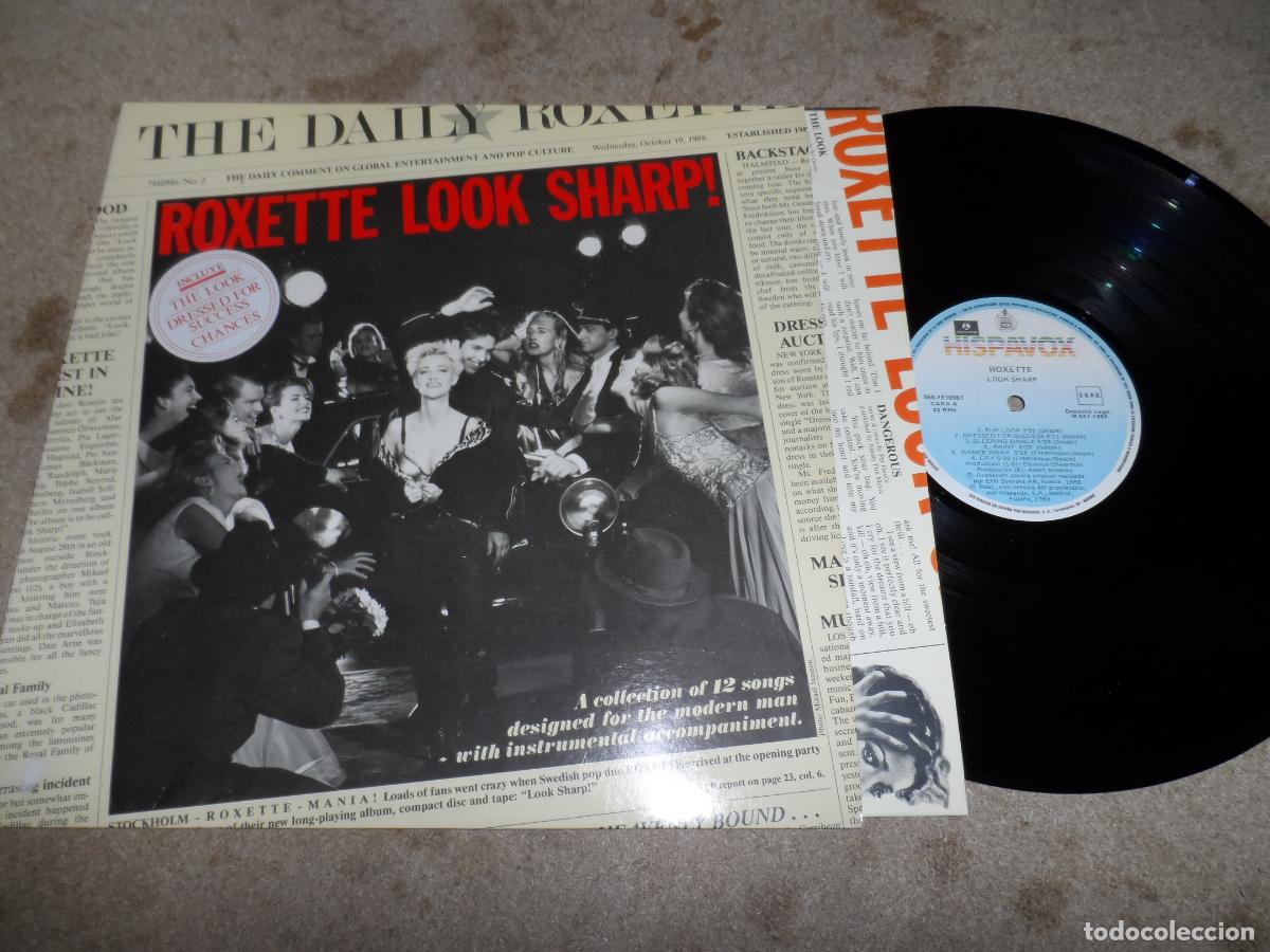 Discos de vinilo: ROXETTE - LOOK SHARP (SPAIN 1989) - Foto 1