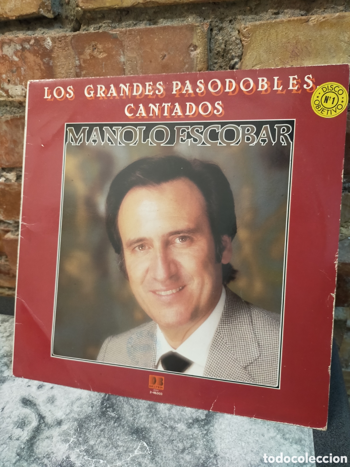 Discos de vinilo: Disco lp Los Grandes Pasodobles Cantados&rdquo; del artista espa&ntilde;ol Manolo Escobar,
