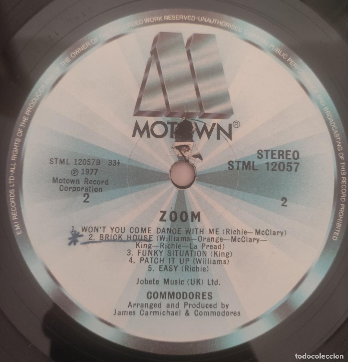 Discos de vinilo: Commodores-Zoom-UK-1977 - Foto 4