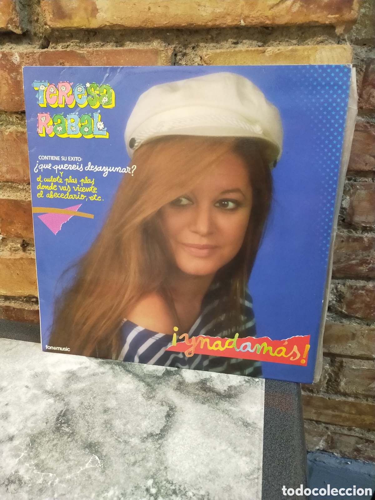 Discos de vinilo: vinilo LP &iexcl;Y nada m&aacute;s! de Teresa Rabal, publicado en 1986 bajo el sello discogr&aacute;fico Fonomusic