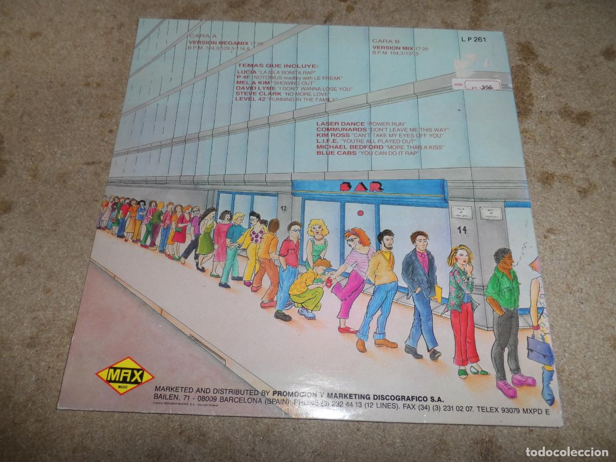 Discos de vinilo: Varios - Max Mix 5 (1 Parte) (SPAIN 1987) (2 LPS) - Foto 3