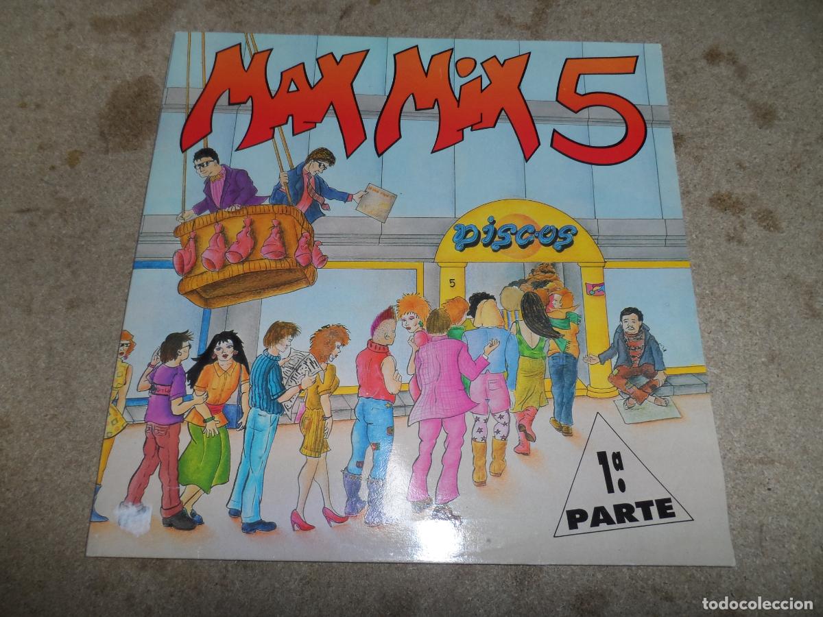 Discos de vinilo: Varios - Max Mix 5 (1 Parte) (SPAIN 1987) (2 LPS)