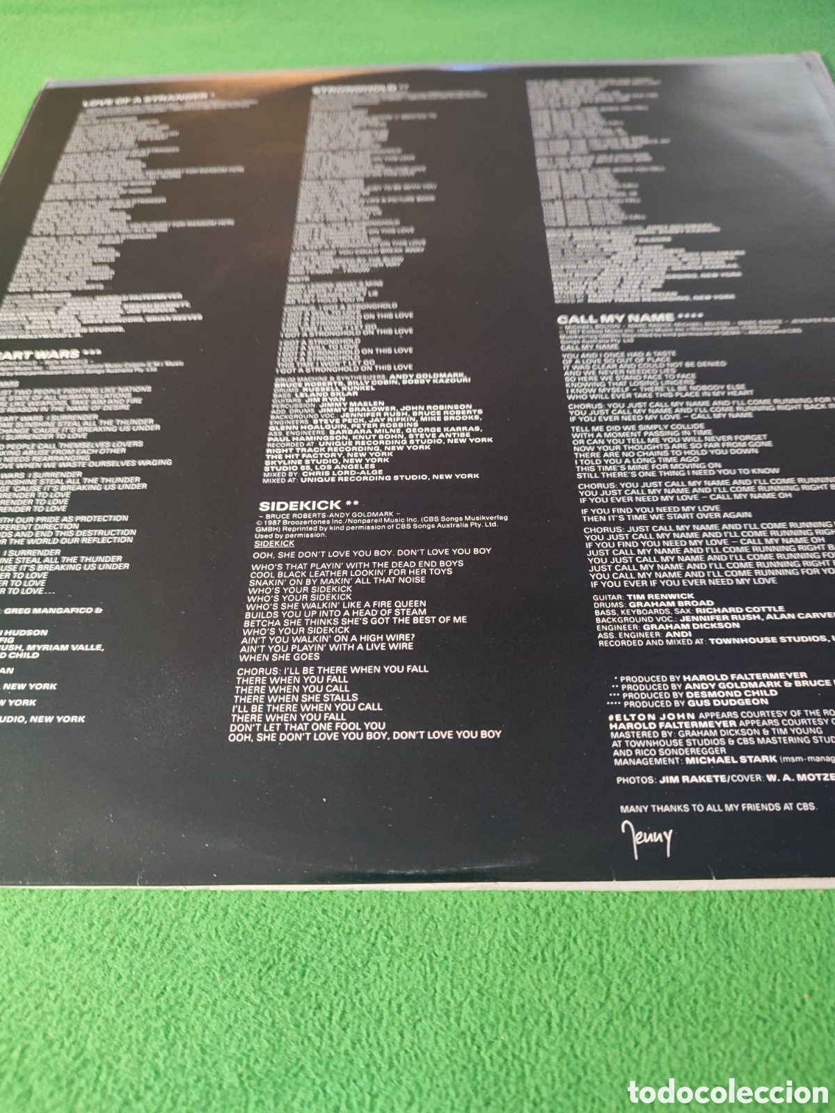 Discos de vinilo: Jennifer Rush - Heart over mind 1987 - Foto 2