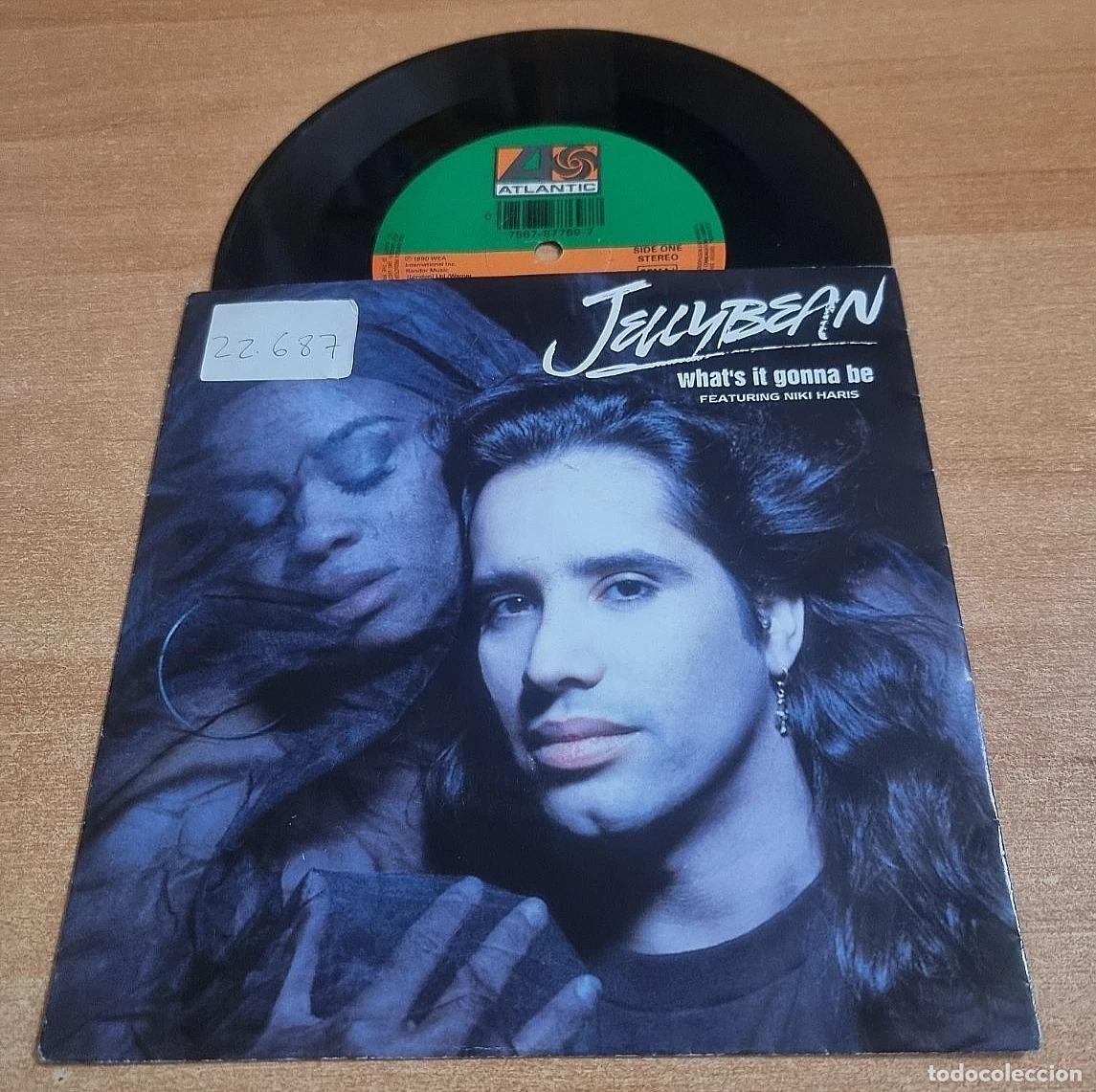 Discos de vinilo: JELLYBEAN & NIKI HARIS What's it gonna be 7&rdquo; SINGLE VINILO DEL A&Ntilde;O 1990 ALEMANIA CONTIENE 2 TEMAS