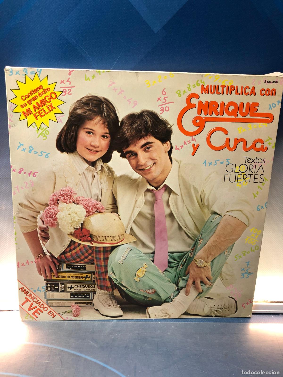 Discos de vinilo: Vinilo, Lp, Enrique Y Ana, Multiplica Con Enrique Y Ana, 1980