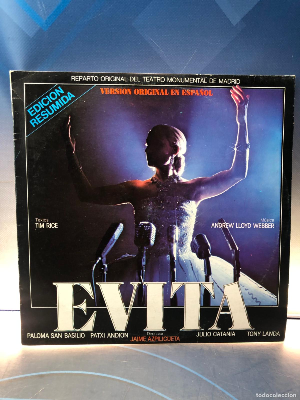 Vinyl-Schallplatten: Vinilo, Lp, Evita, Version Original En Espa&ntilde;ol, Epic, 1980
