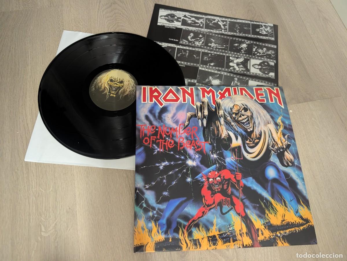 Disques de vinyle: IRON MAIDEN - THE NUMBER OF THE BEAST ..LP DE EMI- ELECTROLA ..NUEVA EDICION - GERMANY - NUEVO