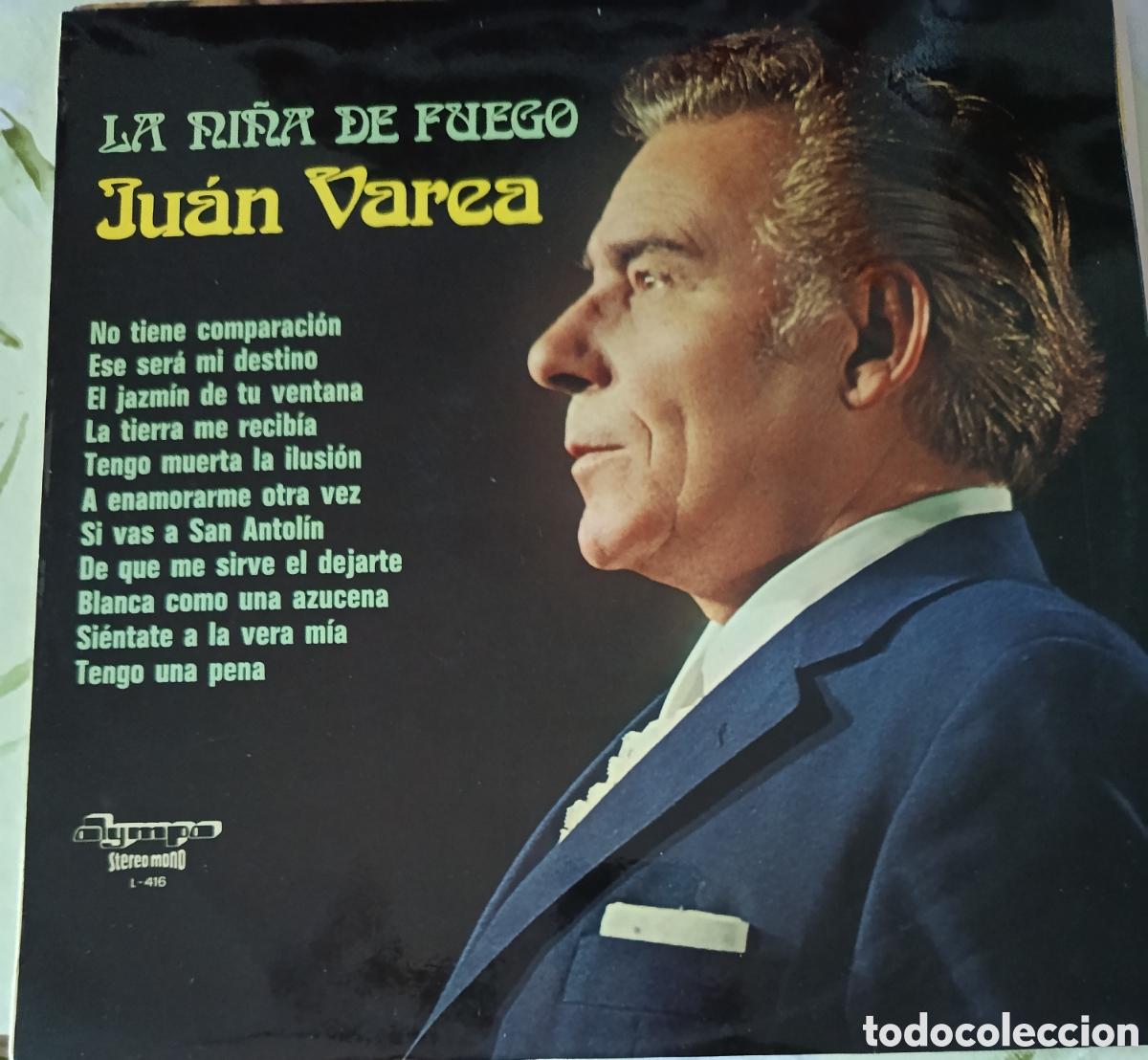 Vinyl-Schallplatten: Juan Varea Lp sello Olympo editado en Espa&ntilde;a a&ntilde;o 1976.