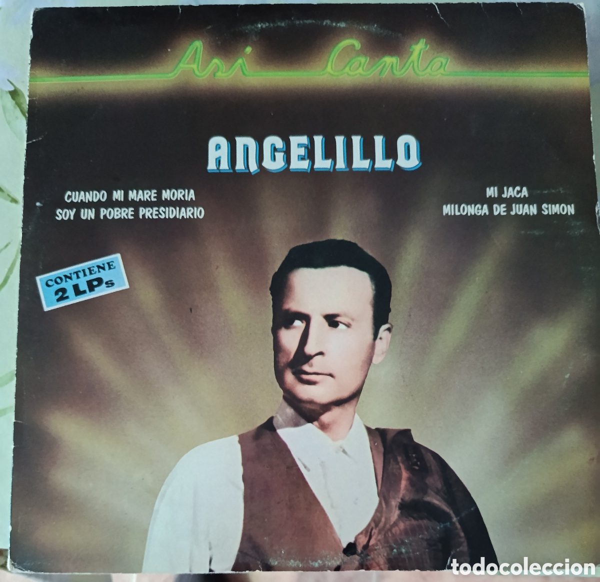 Disques de vinyle: Angelillo Lp doble 2 discos editado en Espa&ntilde;a a&ntilde;o 1982.