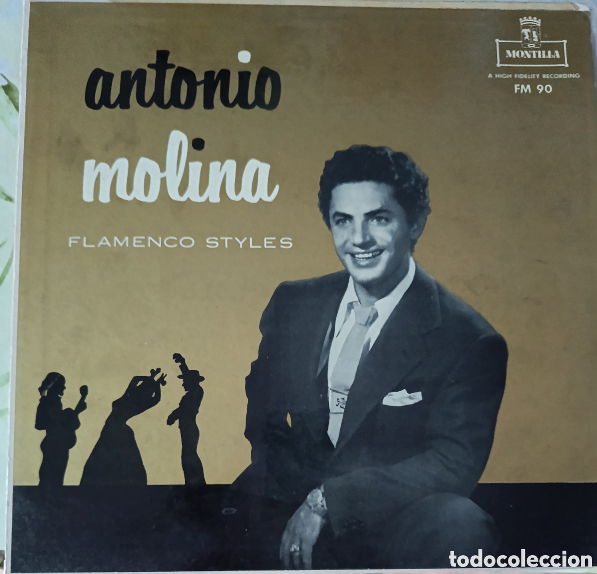 Dischi in vinile: Antonio Molina Lp sello Montilla editado en USA. A&ntilde;os 50.