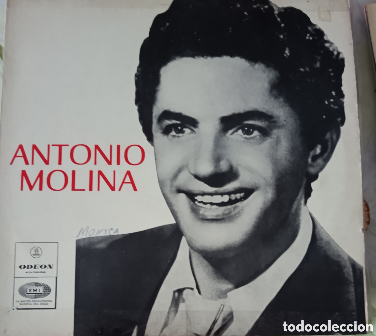 Discos de vinilo: Antonio Molina Lp sello Emi-Odeon editado en Espa&ntilde;a a&ntilde;os 50.