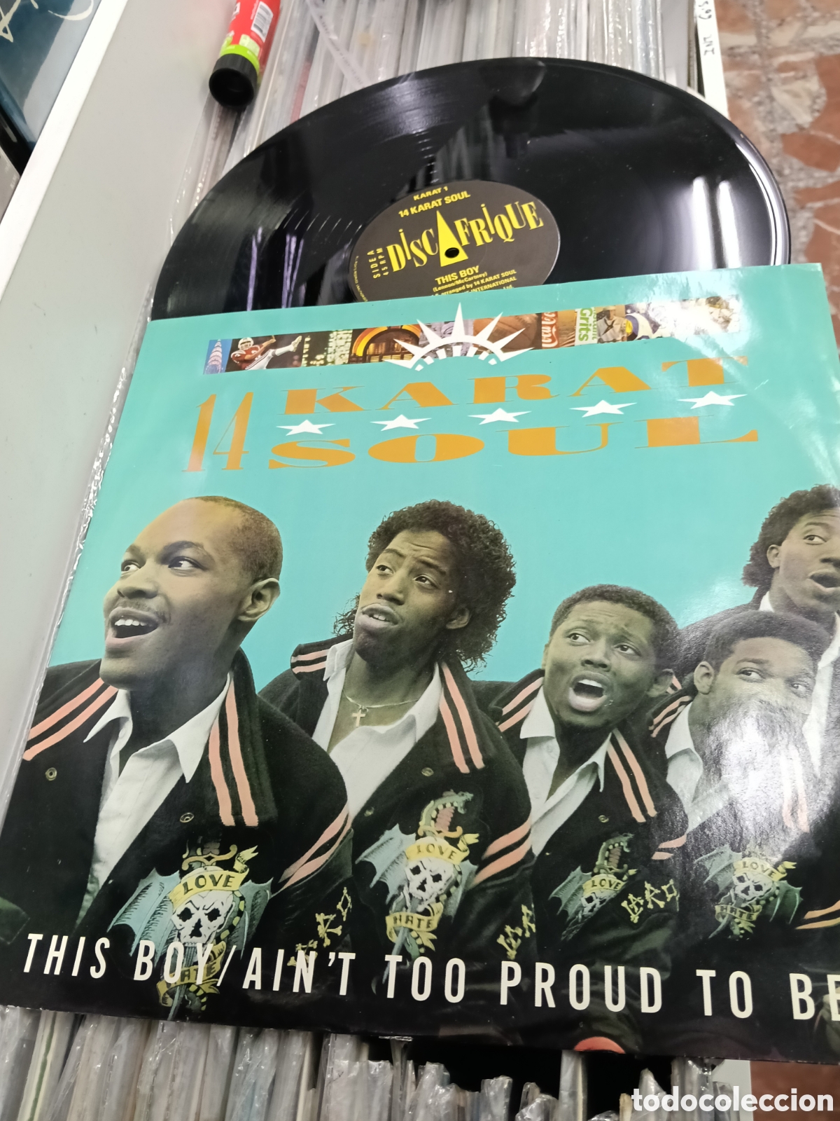 Discos de vinilo: 14 karat soul maxi this boy 1987 u.k.