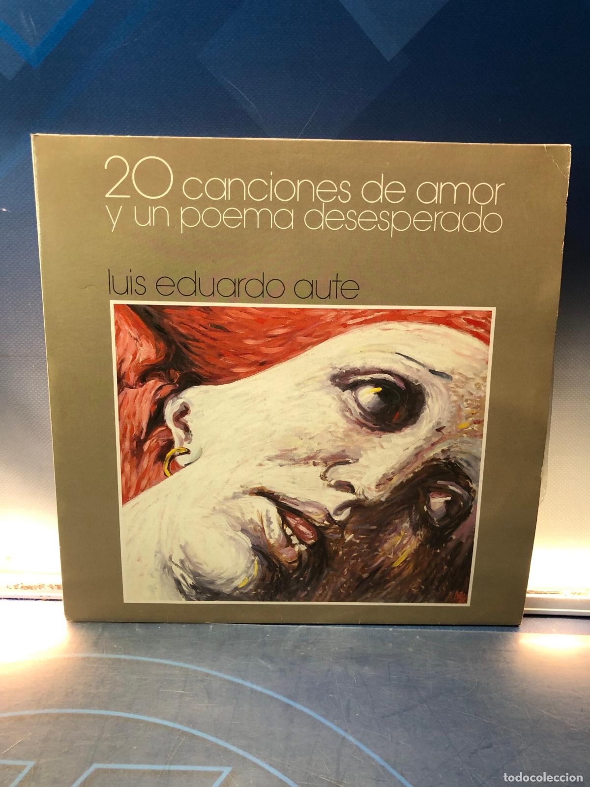 Discos de vinilo: Vinilo, Lp, Luis Eduardo Aute, 20 Canciones De Amor Y Un Poema Desesperado, 1986