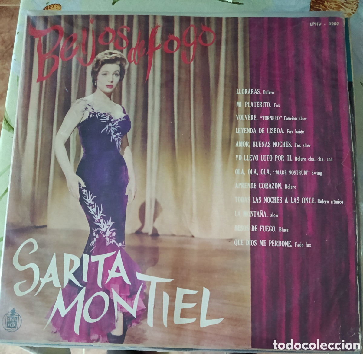Dischi in vinile: Sara Montiel Lp sello Hispavox editado en Brasil .