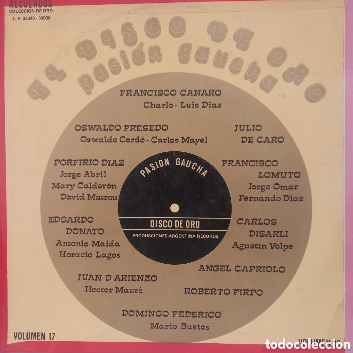 Dischi in vinile: 2 Lps Tango Francisco canaro Charlo oswaldo fresedo lomuto edgardo Donato Juan arienzo firpo disarli