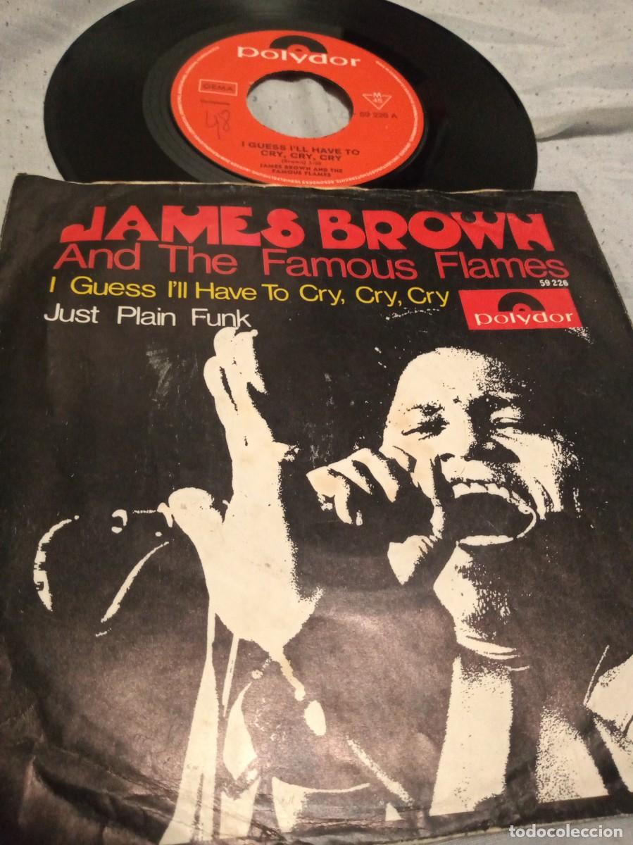 Discos de vinilo: JAMES BROWN - I GUESS I'LL HAVE TO CRY CRY CRY - SINGLE.