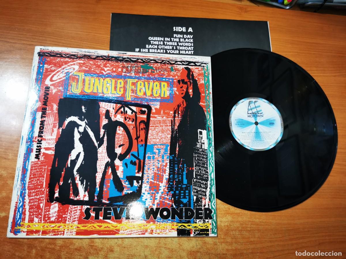 Discos de vinil: STEVIE WONDER Jungle fever BANDA SONORA LP VINILO DEL A&Ntilde;O 1991 CON ENCARTE CONTIENE 11 TEMAS